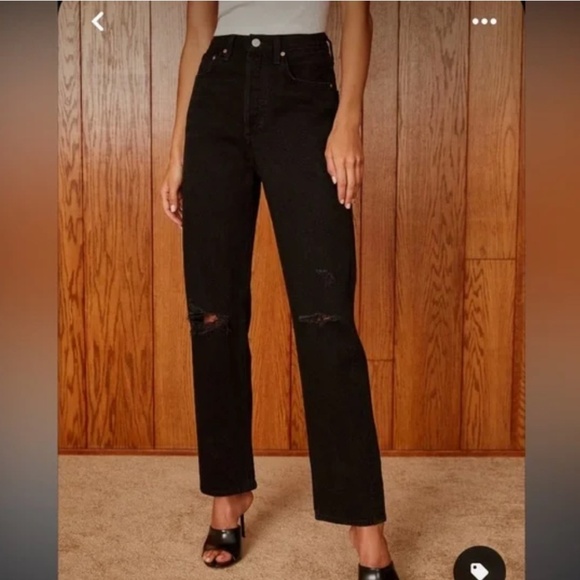 DENIM FORUM THE JONI HIGH RISE LOOSE JEAN  - 24 - Picture 1 of 15